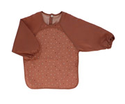 Babero con Mangas Dots Brown